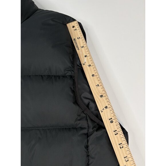 LL Bean 2010 Goose Down Puffer Vest Men’s Large Reg Black Full Zip - Picture 13 of 14